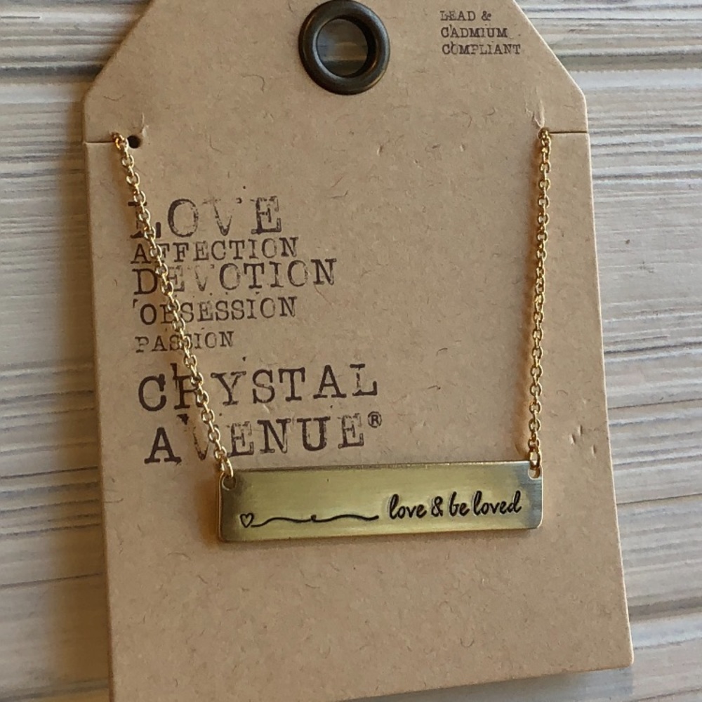 “Love and Be Loved” Necklace